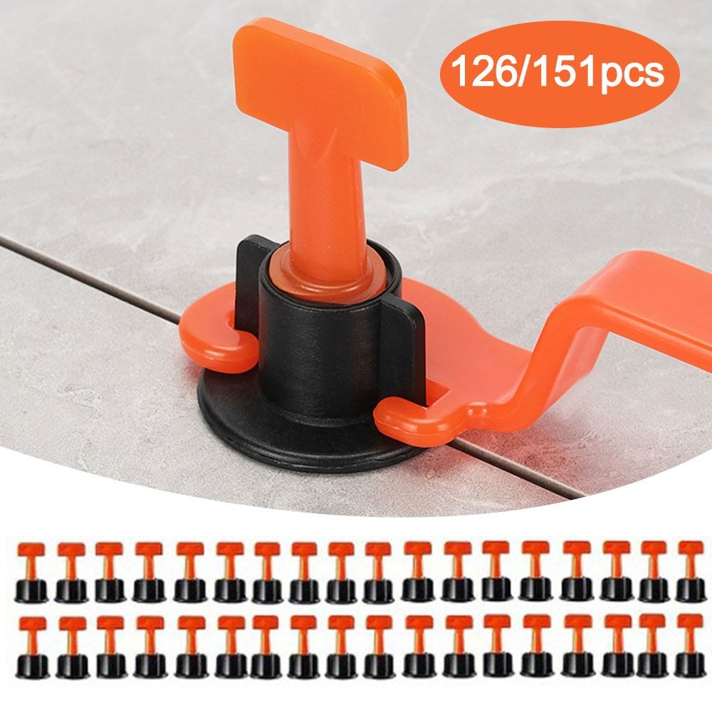 Tile Leveling Clip - 126pcs/151pcs Replacement Floor Leveling Tile Spacers