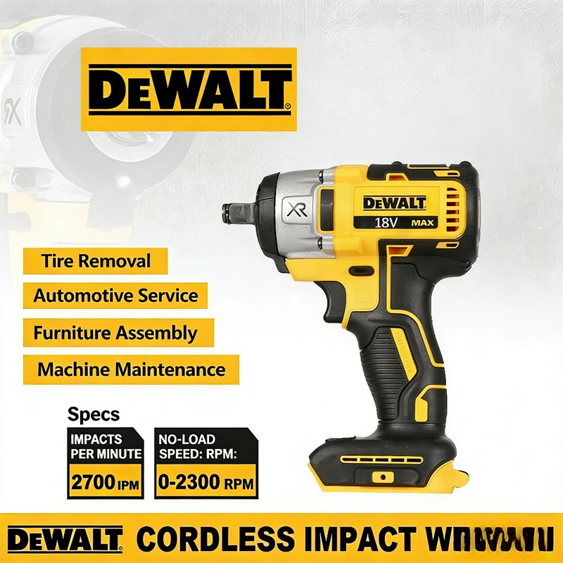 Home Improvement Loan - DEWALT DCF880 Cordless Brushless Wrench Impact