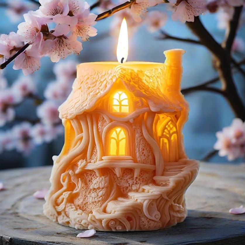 Home Improvement Shop - 3d Diy Magic Cube House Candle