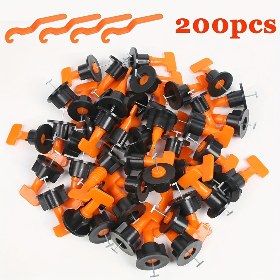 Tile Leveling Clip - 200pcs Tile Leveling System Set for