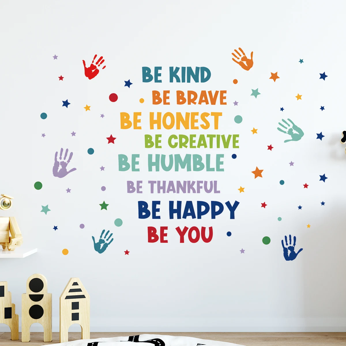 Home Improvement Quotes - Colorful Inspirational Phrases Text Wall Stickers