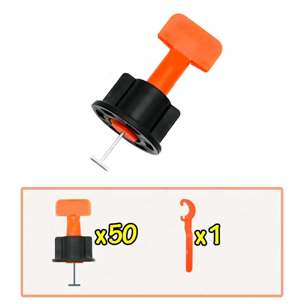 Tile Leveling Clip - 51Pcs Floor Tile Leveling System Clips