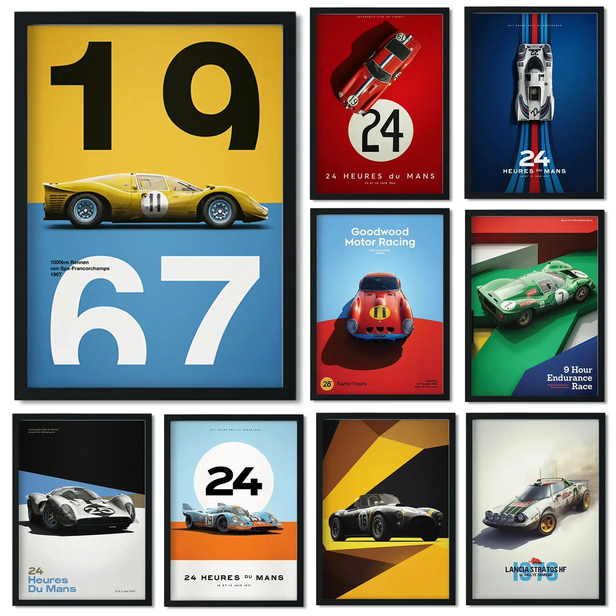 Retro Cars Poster Aesthetics 2 - Home Improvement Quotes avaliação e preço