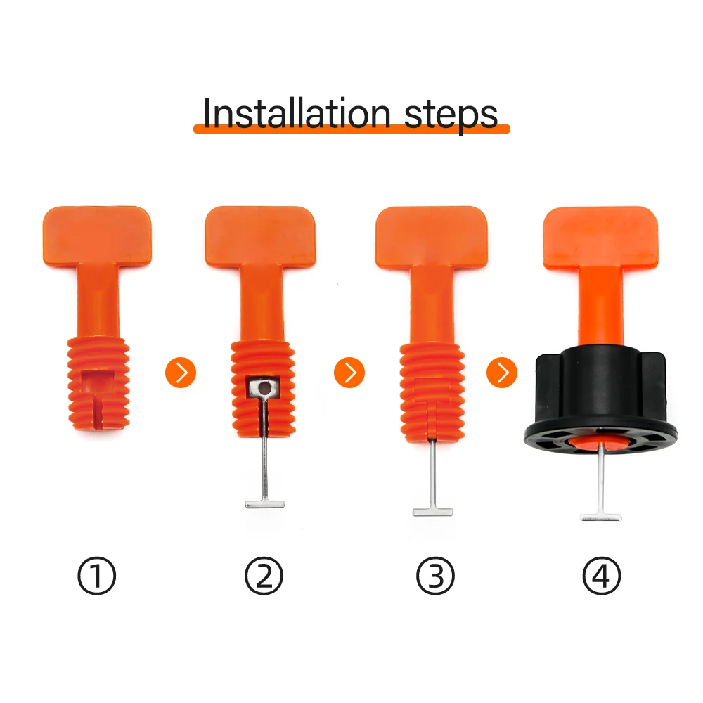 51Pcs Floor Tile Leveling Syst - Tile Leveling Clip avaliação e preço