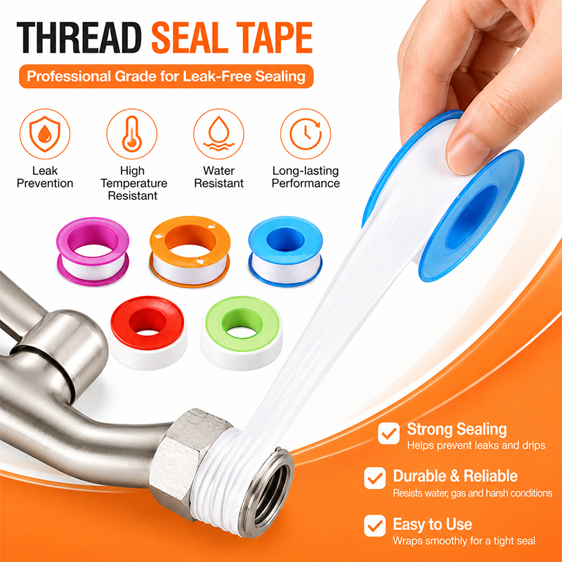 5pcs Wide Extra Long PTFE Seal - Plumbing Tape Ptfe avaliação e preço