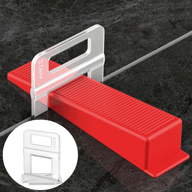 100Pcs Ceramic Tile Spacers Cl - Tile Leveling Clip avaliação e preço