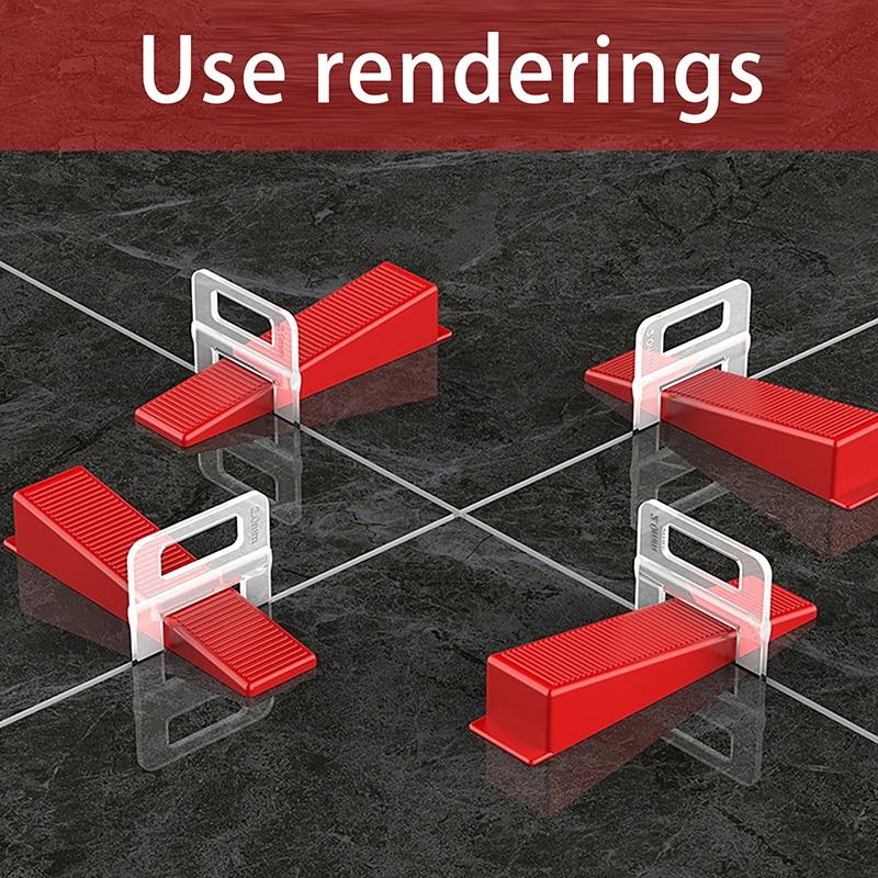 100Pcs Ceramic Tile Spacers Cl - Tile Leveling Clip avaliação e preço