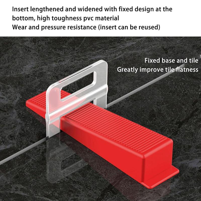 100Pcs Ceramic Tile Spacers Cl - Tile Leveling Clip avaliação e preço