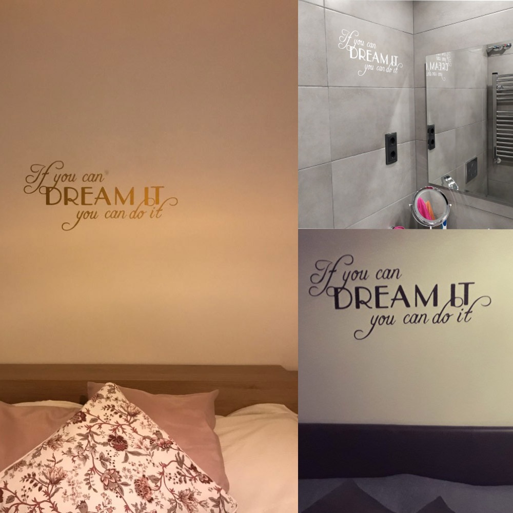 Large Quotes Motivating Dream  - Home Improvement Quotes avaliação e preço