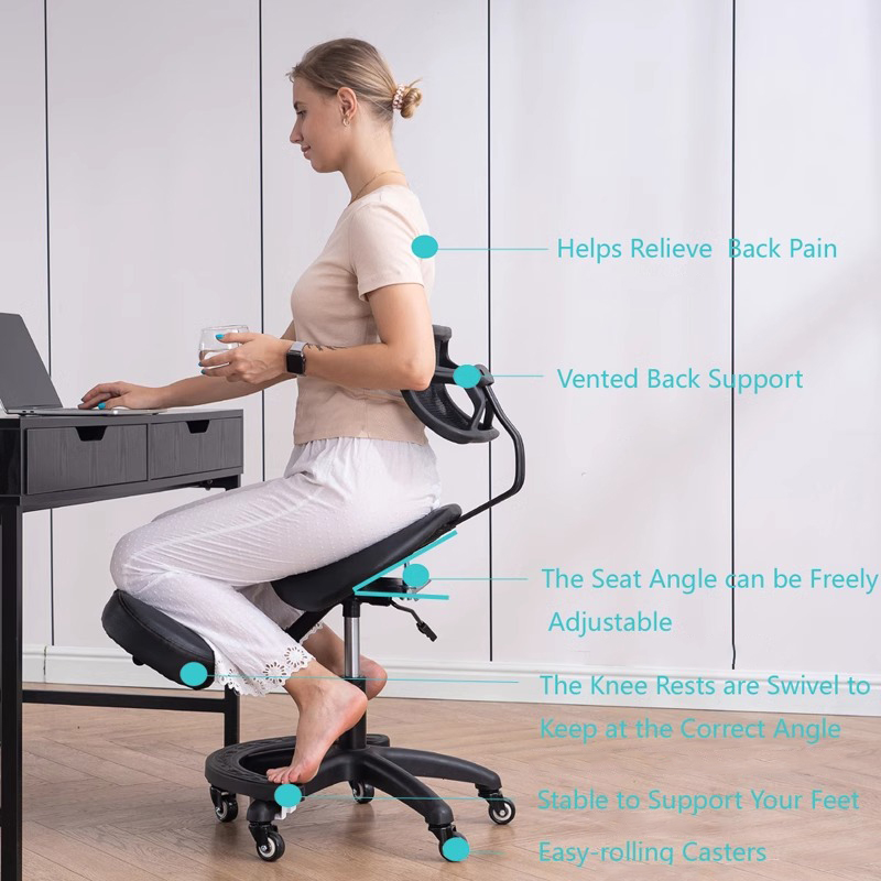 Ergonomic Kneeling Chair Stool - Home Improvement Books avaliação e preço