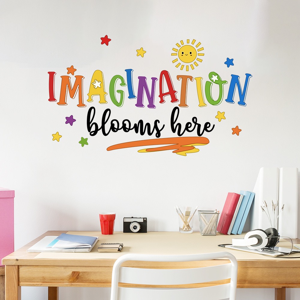Colorful English phrase wall s - Home Improvement Quotes avaliação e preço
