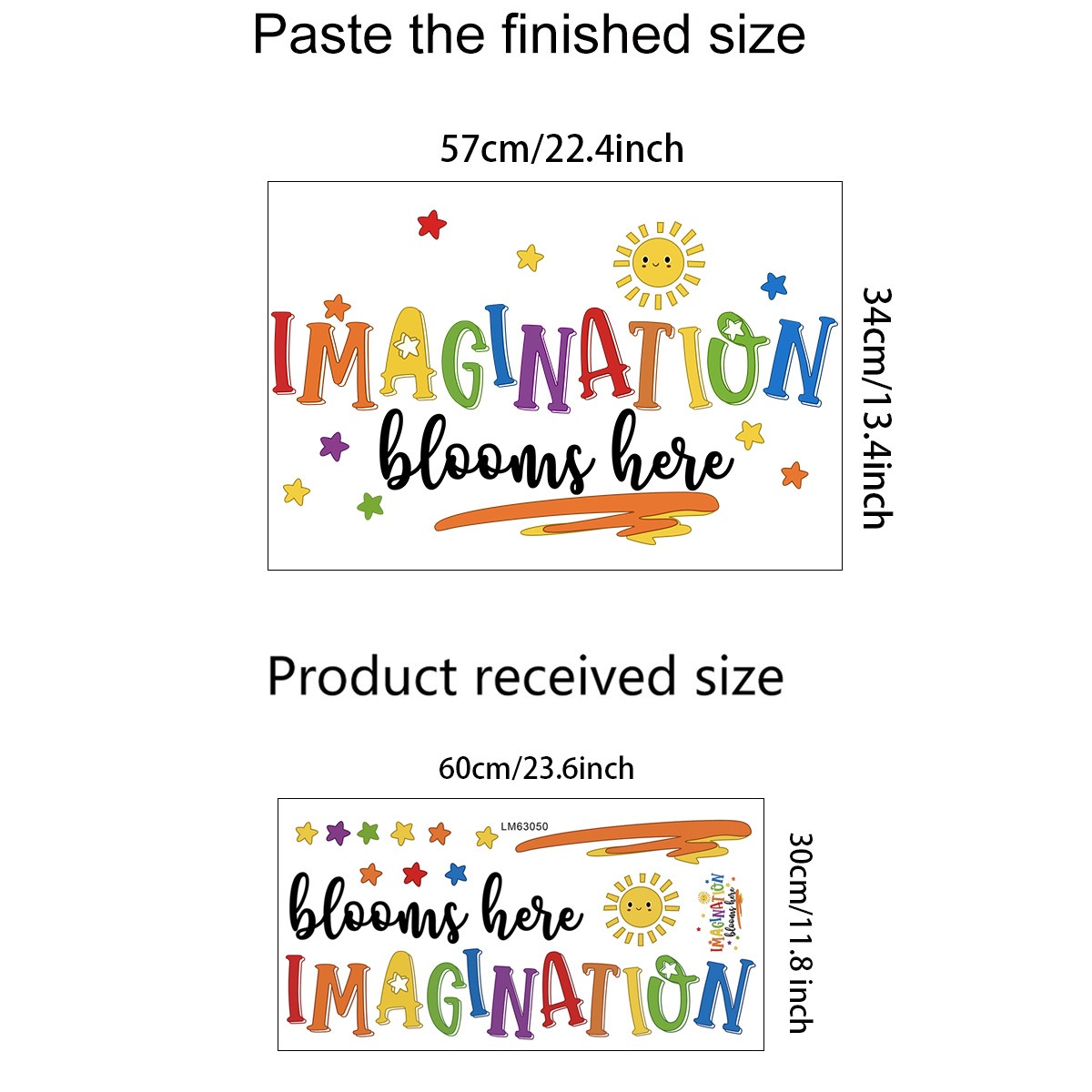 Colorful English phrase wall s - Home Improvement Quotes avaliação e preço