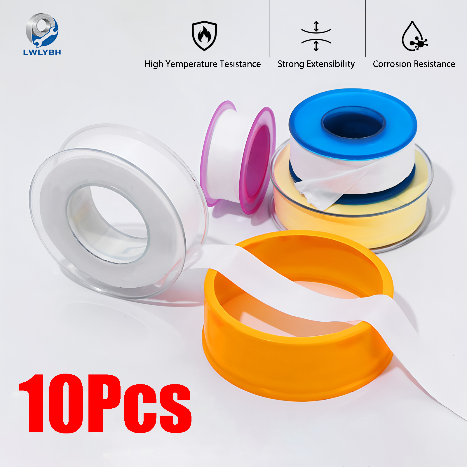 Teflons Tape PTFE Waterproof P - Plumbing Tape Ptfe avaliação e preço