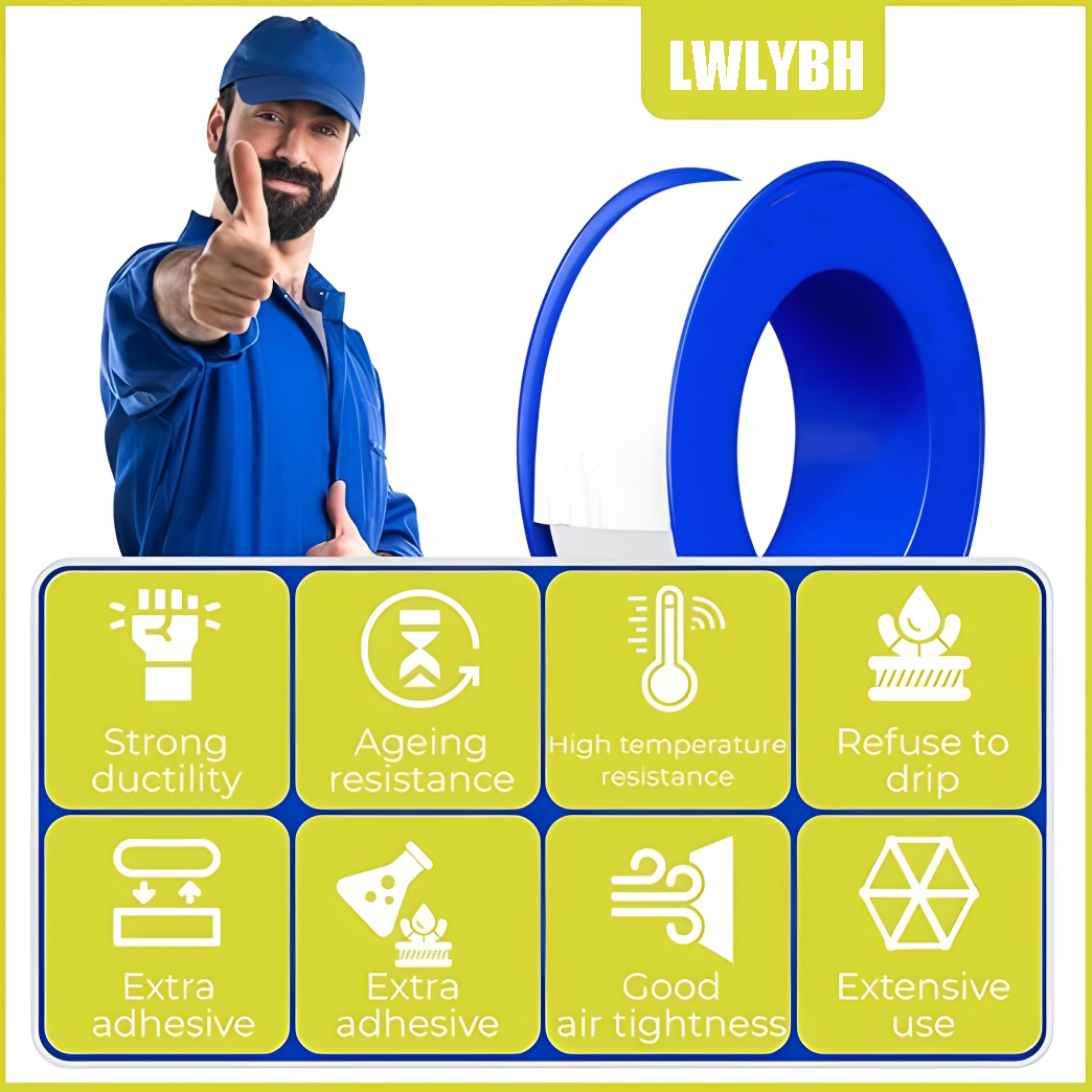 Teflons Tape PTFE Waterproof P - Plumbing Tape Ptfe avaliação e preço
