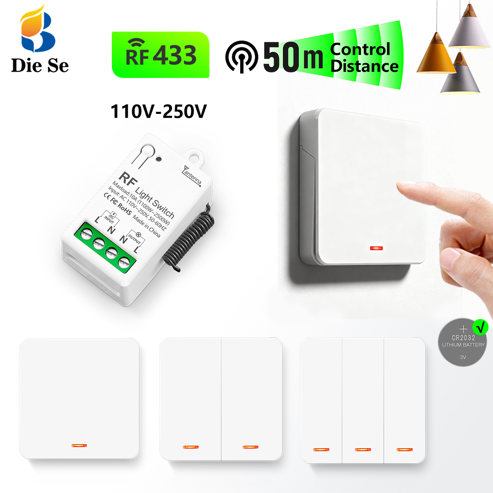 433MHz Wireless AC Light Switc - Home Improvement Loan avaliação e preço