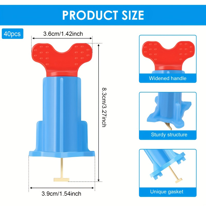 40Pcs New Design Tile Leveling - Tile Leveling Clip avaliação e preço