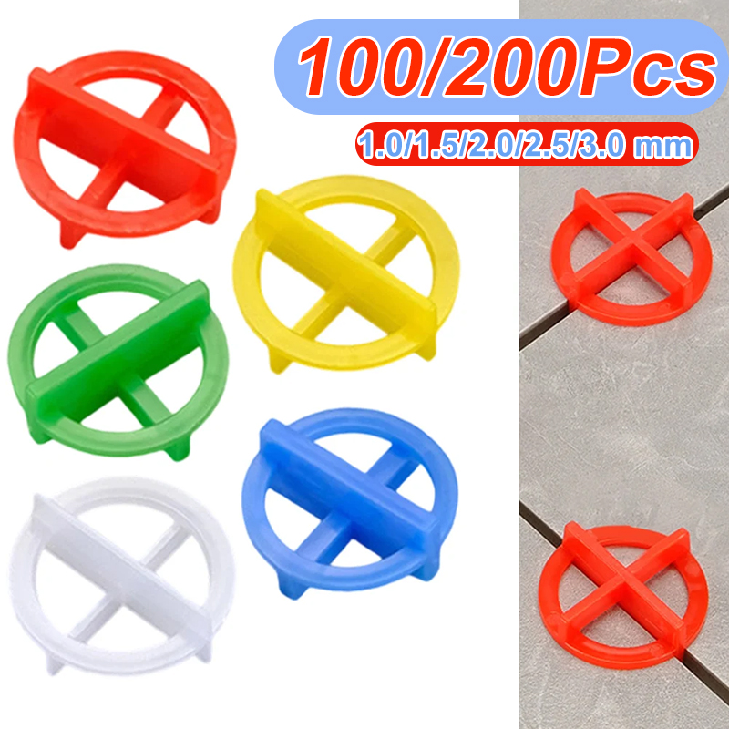 100/200Pcs Porcelain Tile Spac - Tile Leveling Clip avaliação e preço