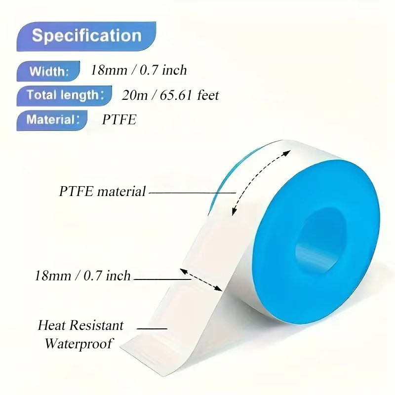 2/5 Pcs 17mm x 20M Faucet Seal - Plumbing Tape Ptfe avaliação e preço