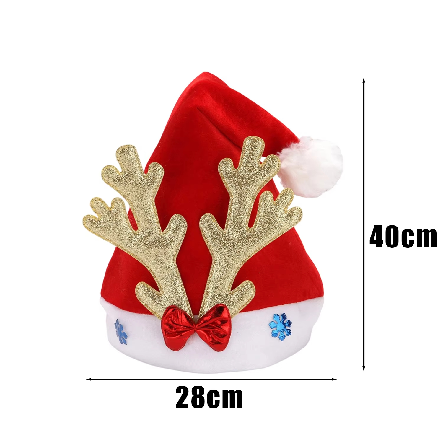 Deer Antler Hat Snowflake Chri - Home Improvement Shop avaliação e preço