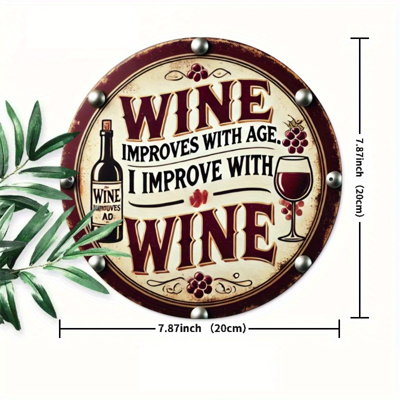 Room Decor 1pc Vintage Wine Qu - Home Improvement Quotes avaliação e preço
