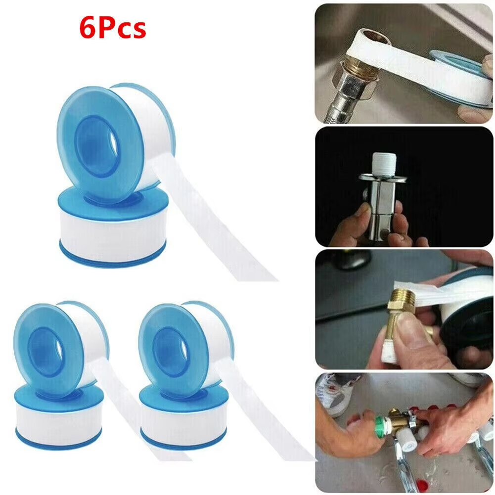 6Pcs PTFE White Threaded Seali - Plumbing Tape Ptfe avaliação e preço
