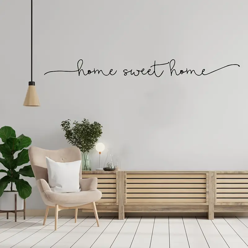1pc Vinyl Sticker Home Sweet H - Home Improvement Quotes avaliação e preço