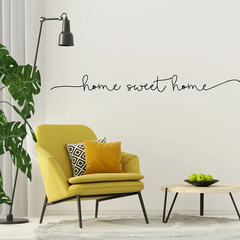 1pc Vinyl Sticker Home Sweet H - Home Improvement Quotes avaliação e preço