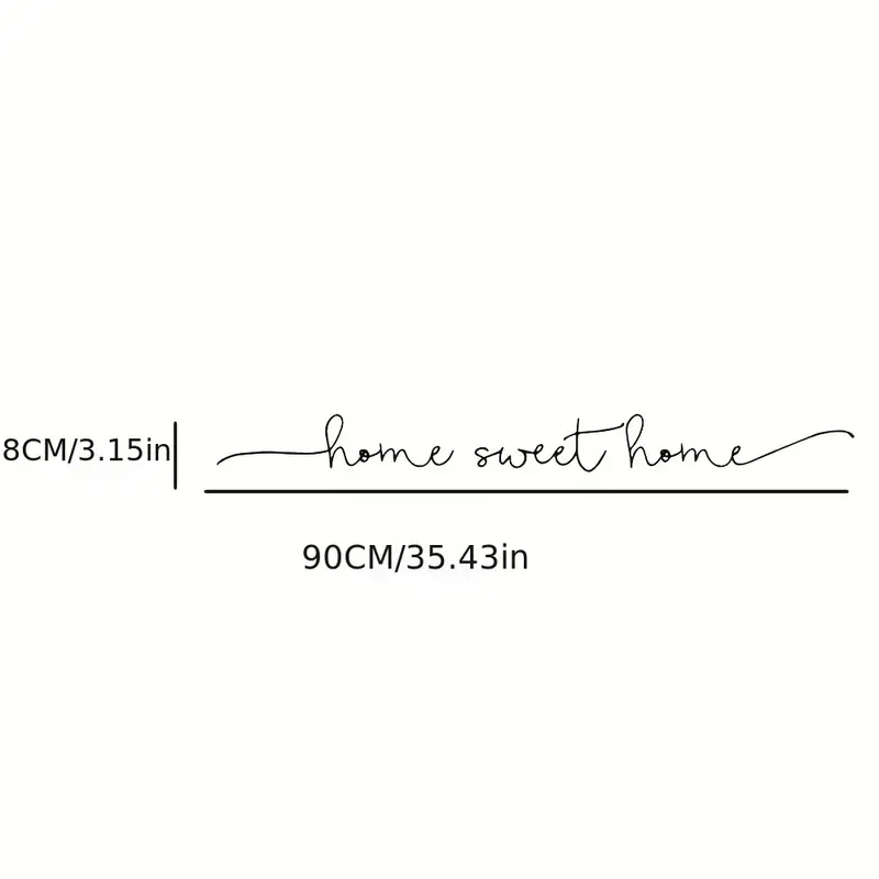 1pc Vinyl Sticker Home Sweet H - Home Improvement Quotes avaliação e preço